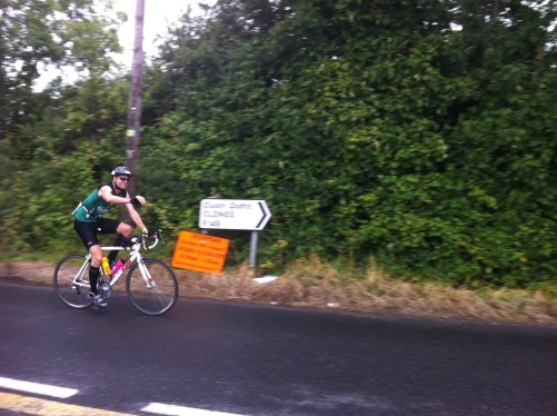 Lotzy rolls into Leixlip... and quickly rolls back out again!