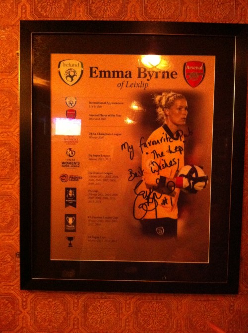 Emma Byrne. Official Leixlip and Ireland legend. So there!