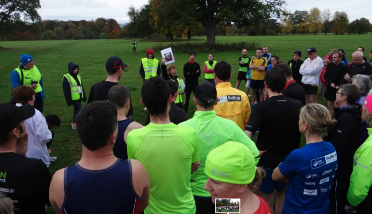 The Race Director reads us the riot act before the off.